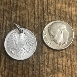 Jewelry - 1954 Austria 2 Groschen Coin Charm Jewelry - 1954 Austria 2 Groschen Coin Charm